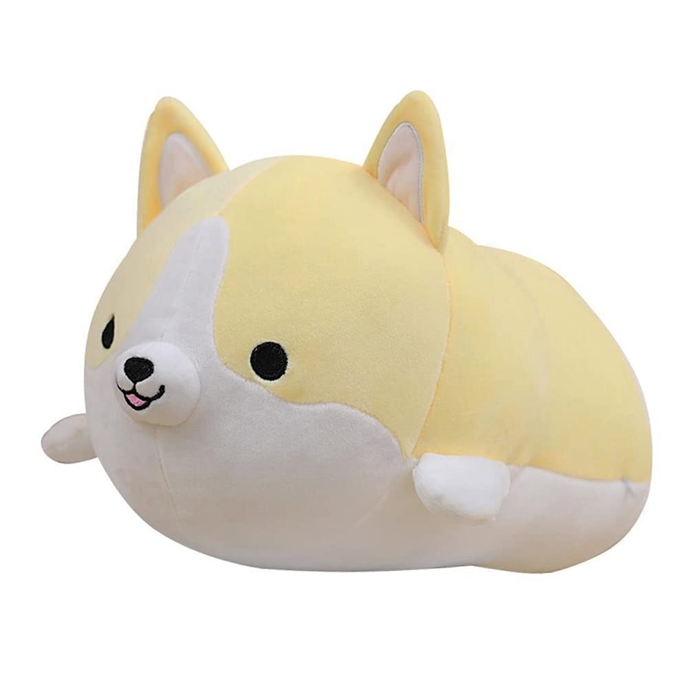 Corgi Dog Plush Pillow, Soft Shiba Inu Corgi Butt Stuffed Animal Toys Gifts for Bed, Valentine, Kids Birthday, Christmas (Brown, 11.8inch)