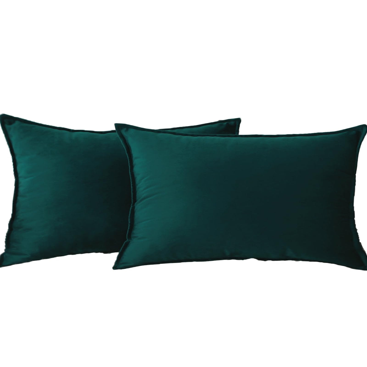 Velvet Navy Blue Throw Pillow Covers 18”x18”Pack of 2 Soft Decorative