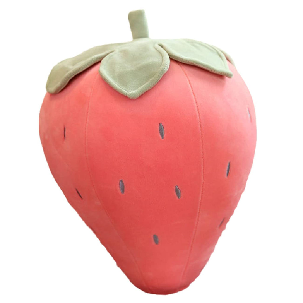 Cute Fruit Kids Pillow Stuffed Strawberry Plush Pillows Super Soft Girls Pillows Cushion Seat for Kids Toys (Red,7.8"/20cm) 1 Count (Pack of 1)