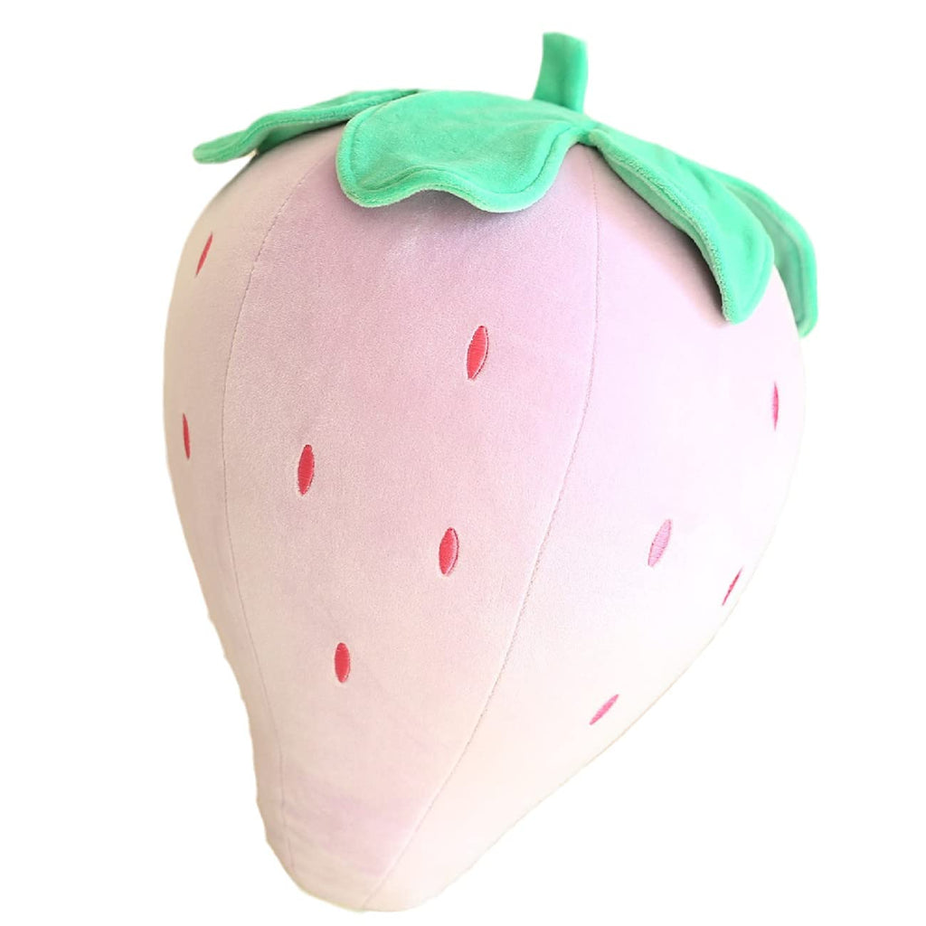 Cute Fruit Kids Pillow Stuffed Strawberry Plush Pillows Super Soft Girls Pillows Cushion Seat for Kids Toys (Red,7.8"/20cm) 1 Count (Pack of 1)