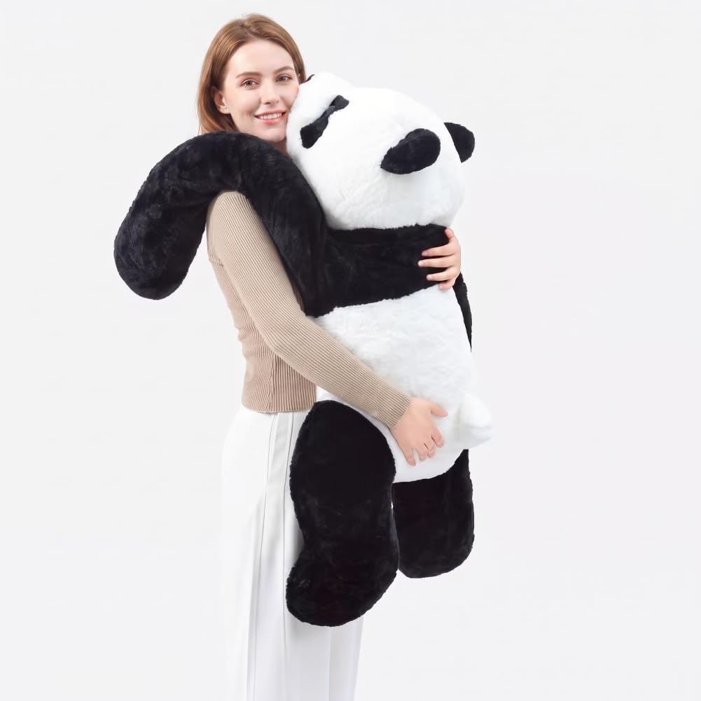 Panda Stuffed Animal Big Plush Hugging Pillow for Kids Gifts 39.4in