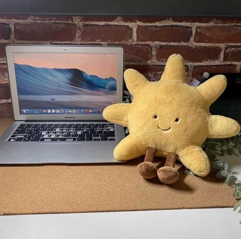 JOSON Sun Shaped Plush Toys, Soft Bedside Sofa Pillows, Used for Home Decoration as Birthday Gifts for Children and Girls (Sun)