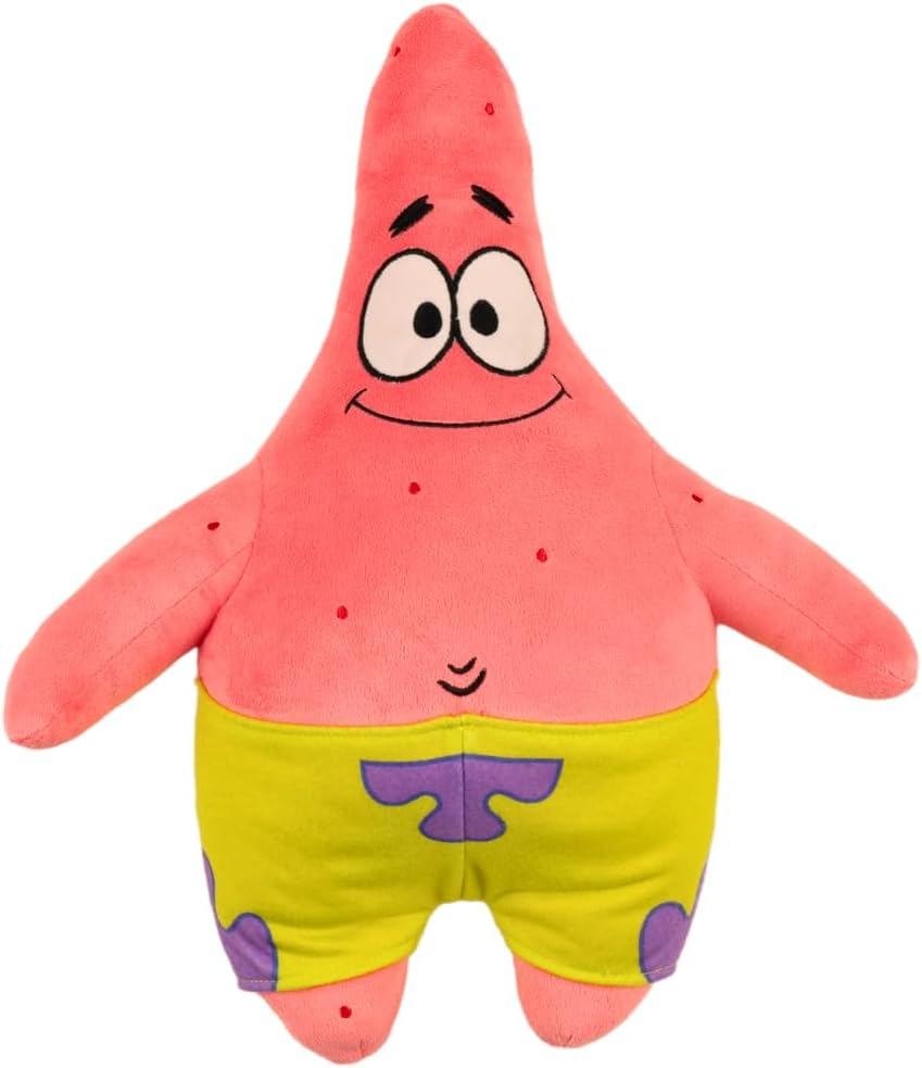 Spongebob Squarepants Patrick Star Bedding Super Soft Cozy Decorative Cuddle Pillow, (Officially Licensed Product) By Franco Collectibles