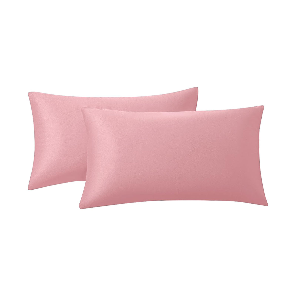 RainRoad Velvet Gray Throw Pillow Covers18x18 Inch,Set of 2