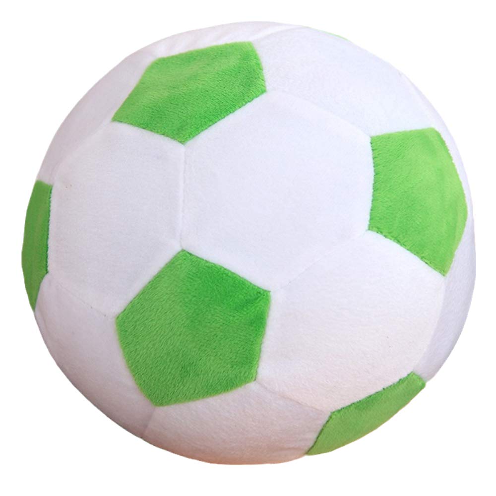 AOQI Soccer Plush Pillow Orange Green 7.8in Kids Toy Birthday Gift