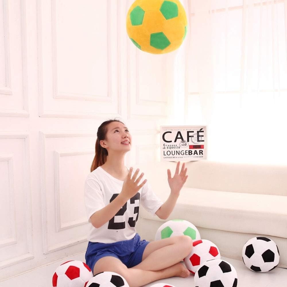 AOQI Soccer Plush Pillow Orange Green 7.8in Kids Toy Birthday Gift