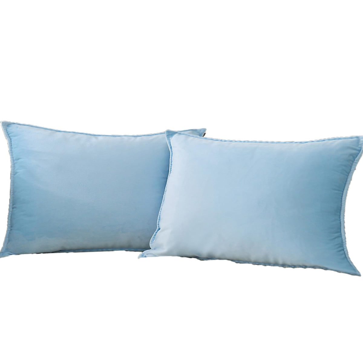 Velvet Navy Blue Throw Pillow Covers 18”x18”Pack of 2 Soft Decorative
