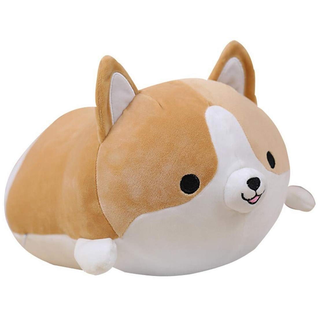 Corgi Dog Plush Pillow, Soft Shiba Inu Corgi Butt Stuffed Animal Toys Gifts for Bed, Valentine, Kids Birthday, Christmas (Brown, 11.8inch)