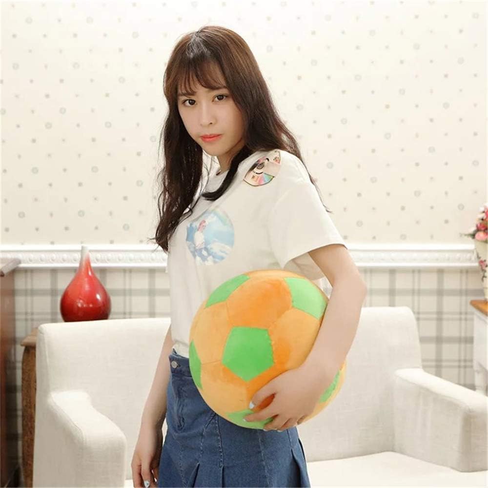 AOQI Soccer Plush Pillow Orange Green 7.8in Kids Toy Birthday Gift