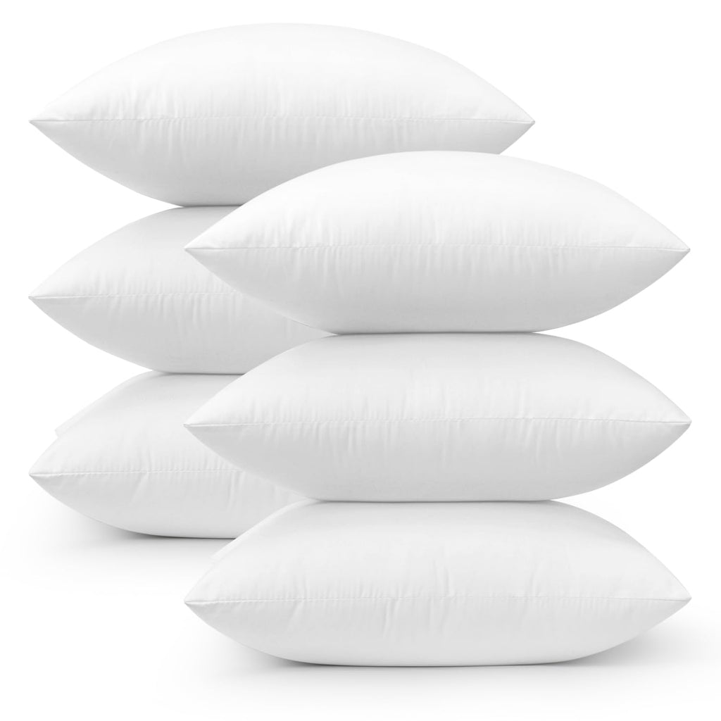 MIULEE 18x18 Throw Pillows Inserts 2 Pack, Decorative Pillows for Couch Bed
