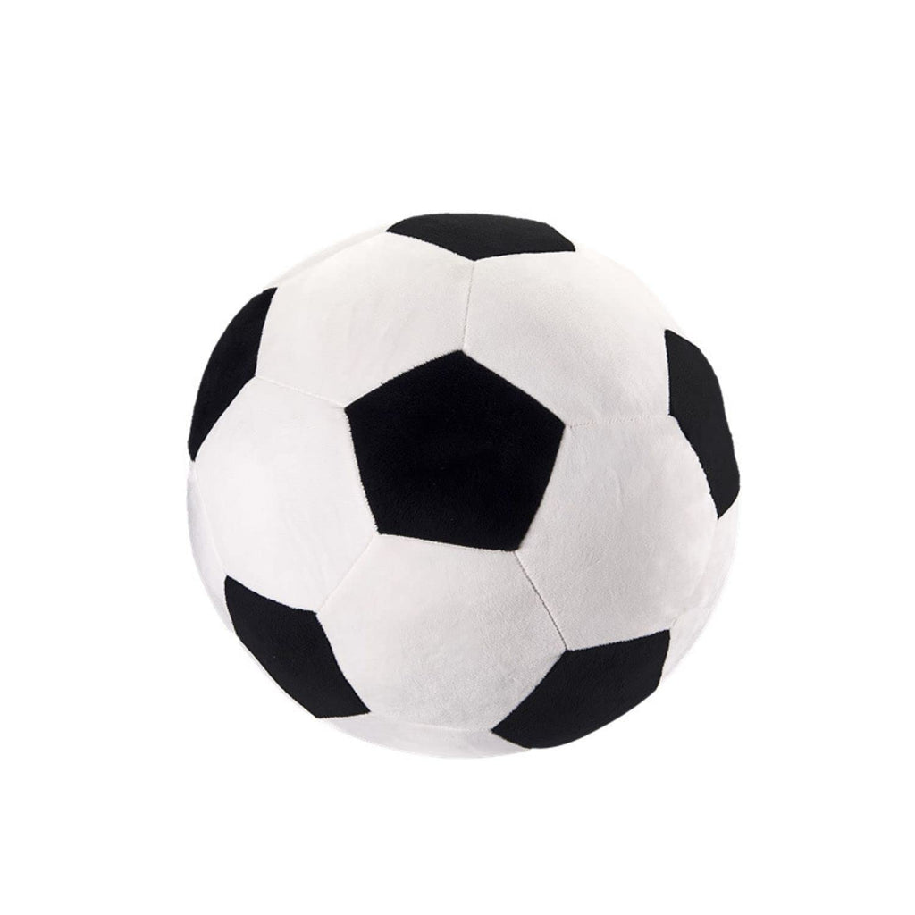 Plush Soccer Ball, 11.8" Soft Soccer Stuffed Toy Soccerball Throw Pillow