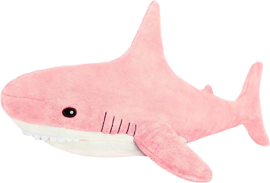 Shark Stuffed Animal Plush, Pink 11 Inch, Cute Shark Pillows