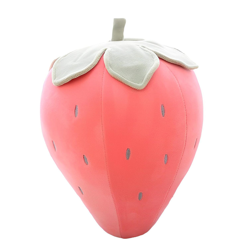 Cute Fruit Kids Pillow Stuffed Strawberry Plush Pillows Super Soft Girls Pillows Cushion Seat for Kids Toys (Red,7.8"/20cm) 1 Count (Pack of 1)