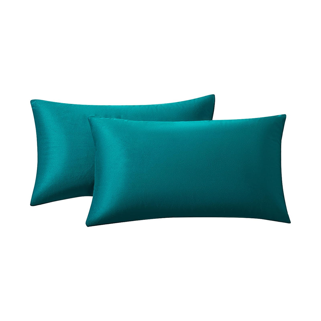 RainRoad Velvet Gray Throw Pillow Covers18x18 Inch,Set of 2