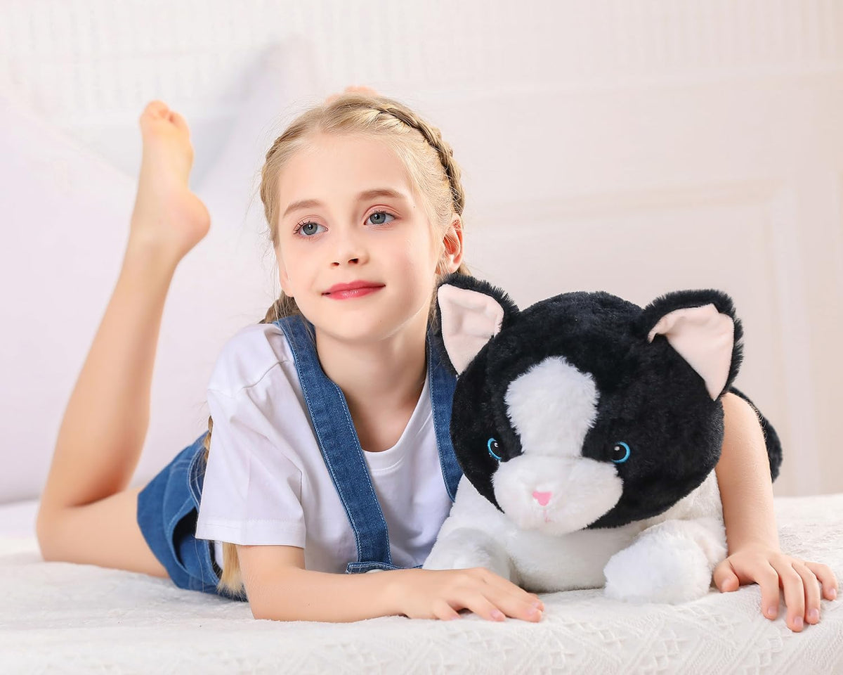Wepop 5lbs Weighted Stuffed Animals Cat Plush Weighted Stuffed Animal 24in