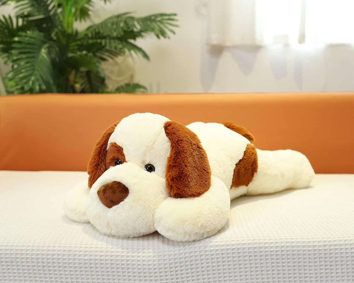 YESGIRL 26.8 inch 5 lbs Dog Weighted Stuffed Animals, Plush Toy Pillow Gift