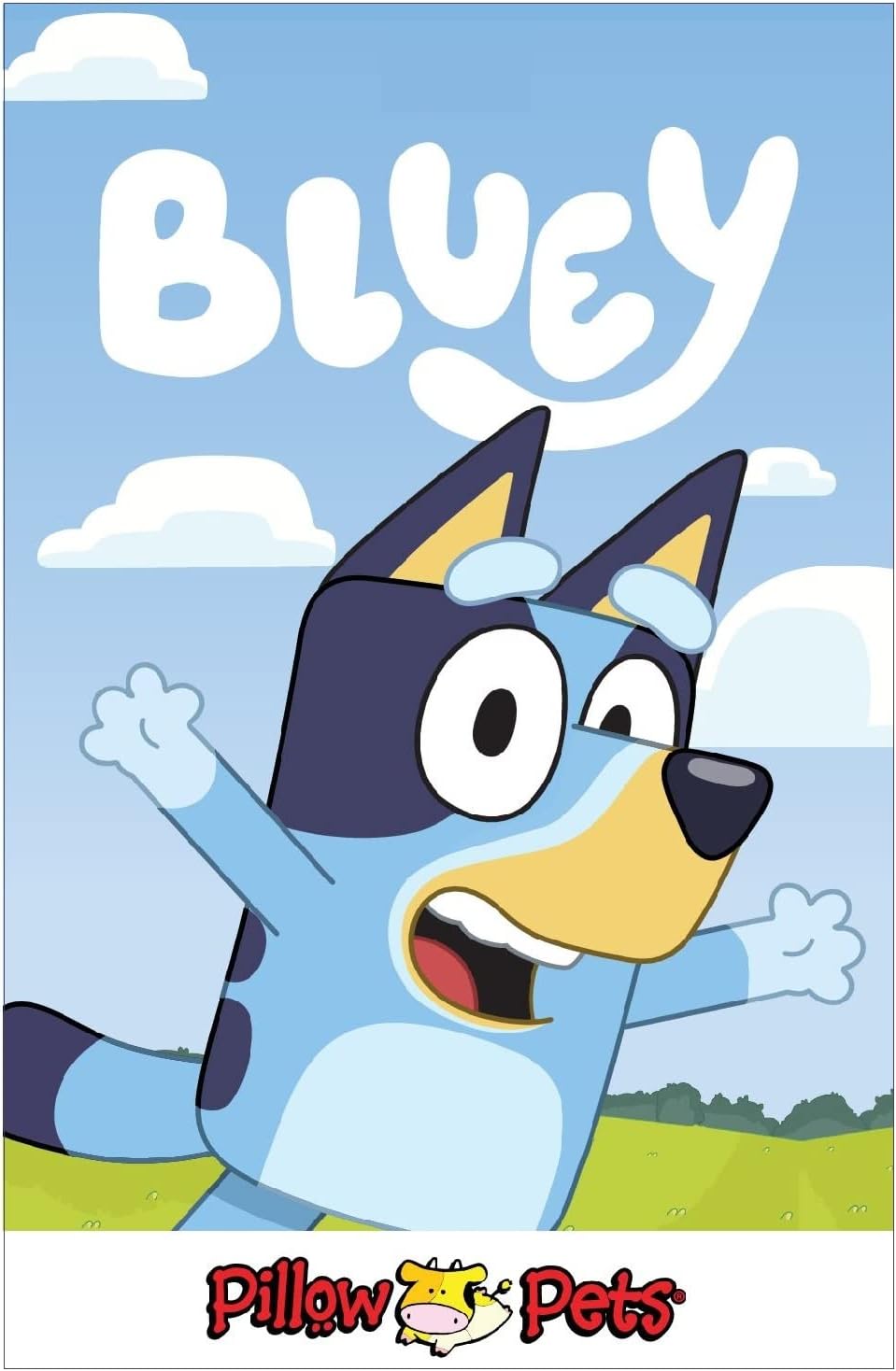 Pillow Pets BBC Studios Bluey, 16" Stuffed Animal Plush Toy