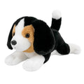 Golden Retriever Stuffed Animal Lying Fluffy Dog Plush Toy Long Hair Puppy Hugging Pillow Sleeping Buddy for Infant Baby Toddler Kids Couch Bed Accents 14 Inch