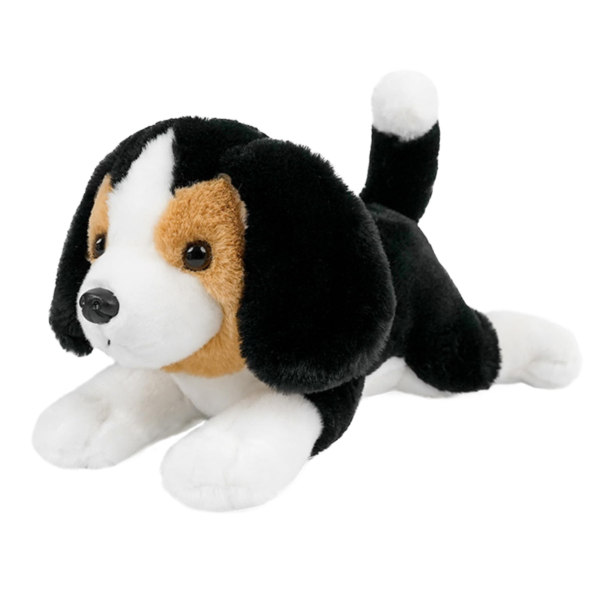 Golden Retriever Stuffed Animal Lying Fluffy Dog Plush Toy Long Hair Puppy Hugging Pillow Sleeping Buddy for Infant Baby Toddler Kids Couch Bed Accents 14 Inch