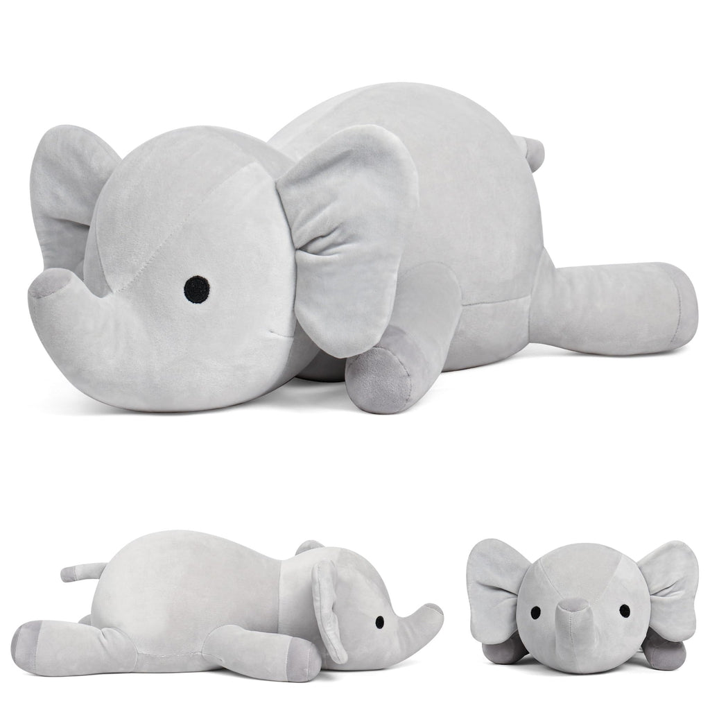 Wepop 5lbs Weighted Stuffed Animals Cat Plush Weighted Stuffed Animal 24in