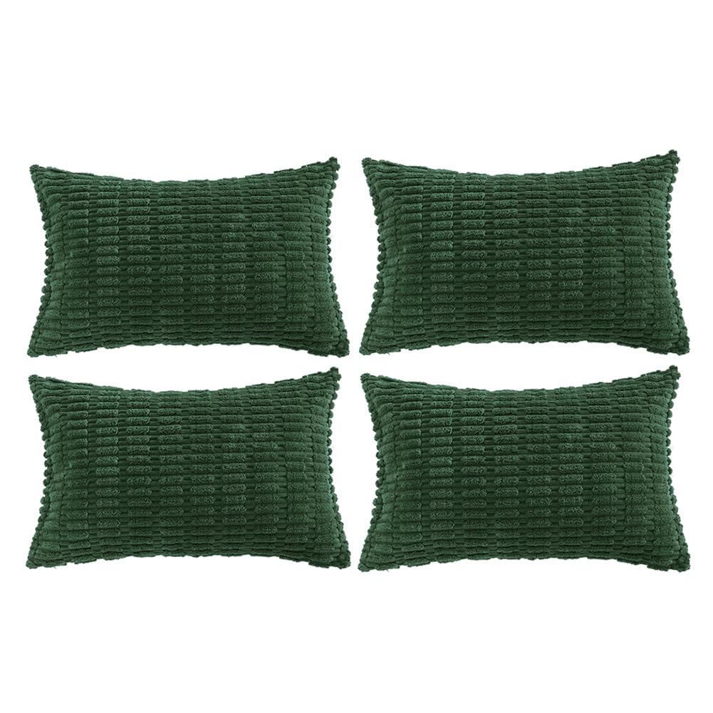 Fancy Homi 4 Packs Decorative Throw Pillow Covers for Living Room Couch Bed, Modern Farmhouse Boho Home Décor Accent Cushion Case, 18" x 18", Neutral