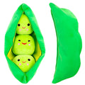 AOQI Peas in A Pod Plush Squishy Hug Pillow Gift Green Beans 15.7in