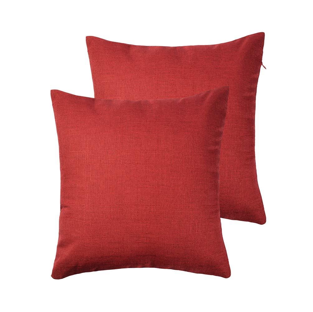 RainRoad Velvet Gray Throw Pillow Covers18x18 Inch,Set of 2