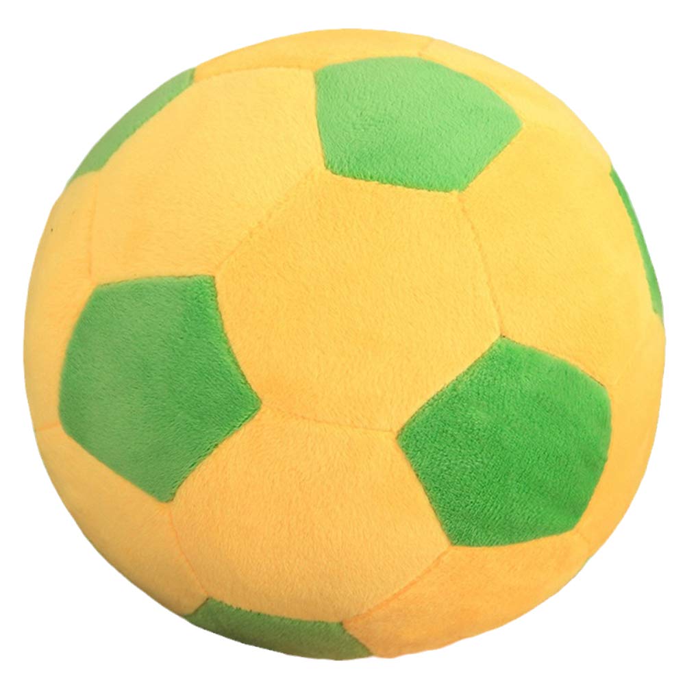 AOQI Soccer Plush Pillow Orange Green 7.8in Kids Toy Birthday Gift