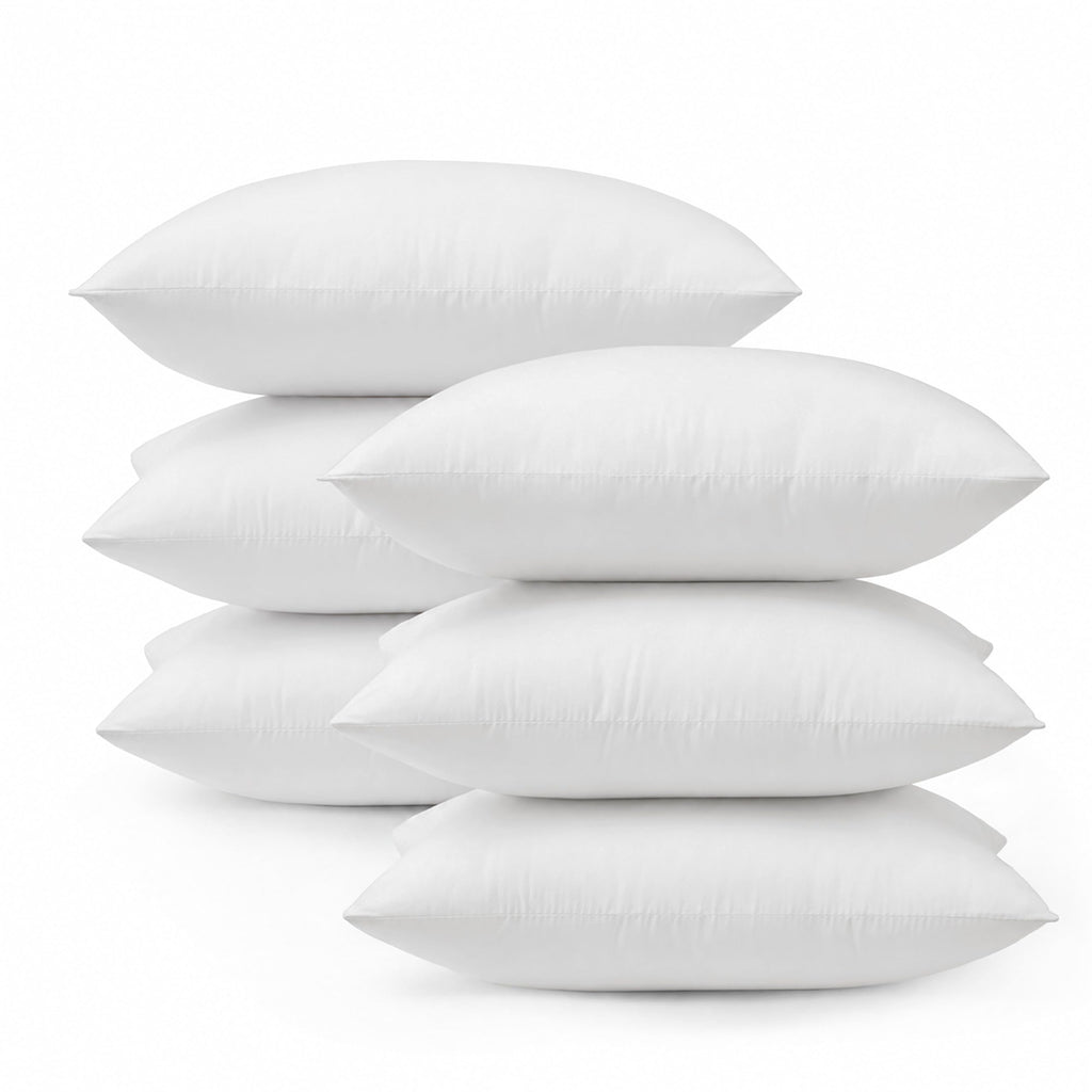 MIULEE 18x18 Throw Pillows Inserts 2 Pack, Decorative Pillows for Couch Bed
