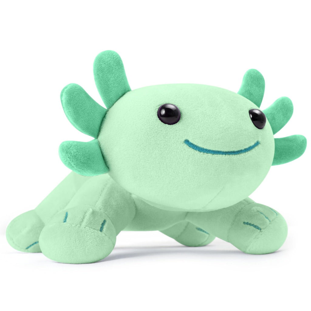 Axolotl Plush Toy, Soft Cute Axolotl Stuffed Animal, Kids Plushie Pillow Doll. Blue