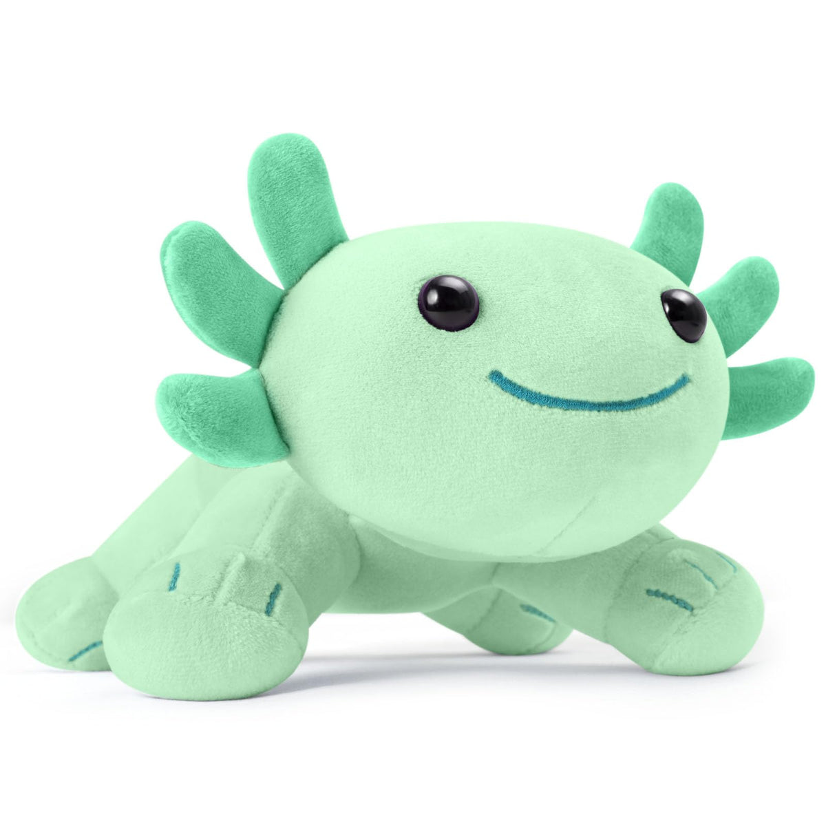 Axolotl Plush Toy, Soft Cute Axolotl Stuffed Animal, Kids Plushie Pillow Doll. Blue