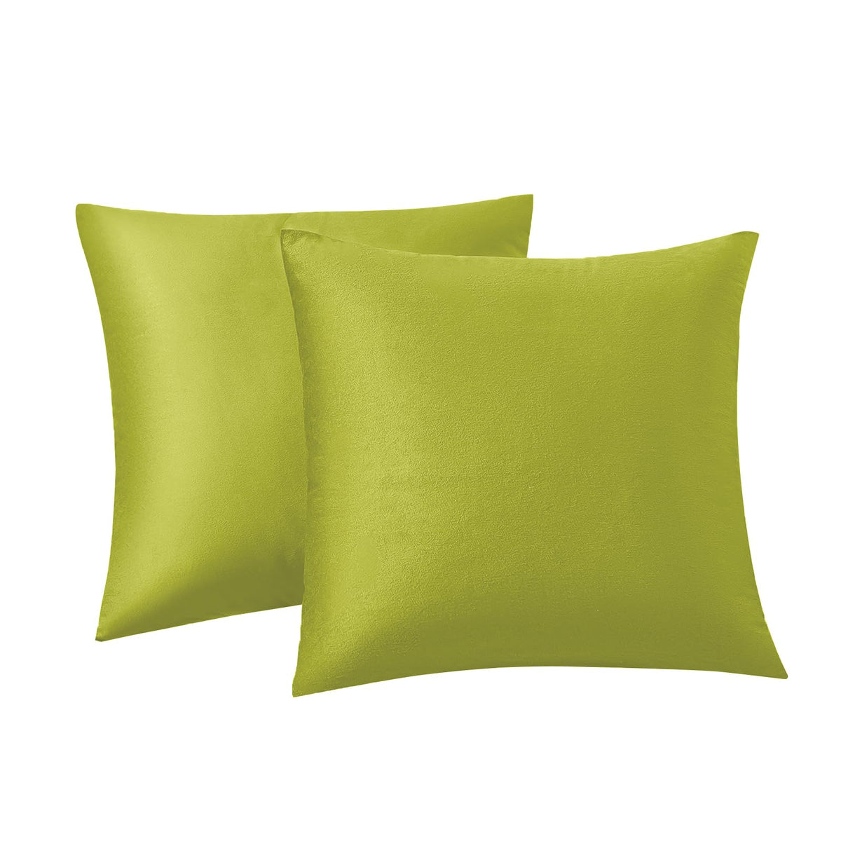 RainRoad Velvet Gray Throw Pillow Covers18x18 Inch,Set of 2