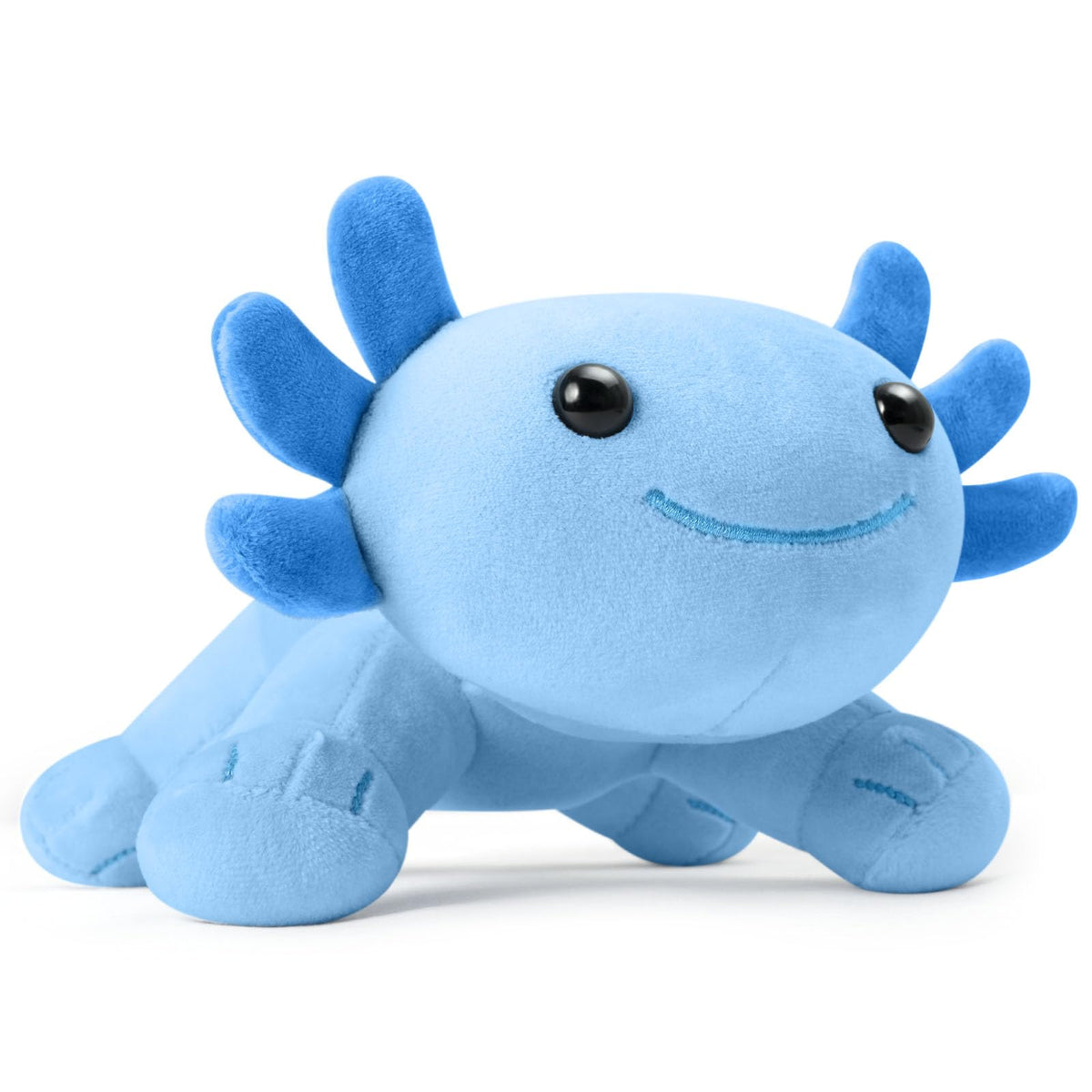 Axolotl Plush Toy, Soft Cute Axolotl Stuffed Animal, Kids Plushie Pillow Doll. Blue