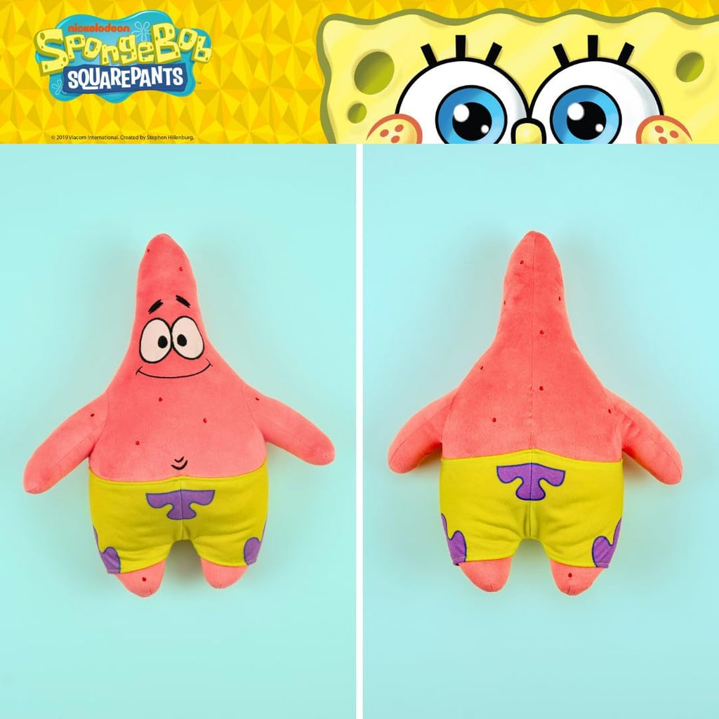 Spongebob Squarepants Patrick Star Bedding Super Soft Cozy Decorative Cuddle Pillow, (Officially Licensed Product) By Franco Collectibles