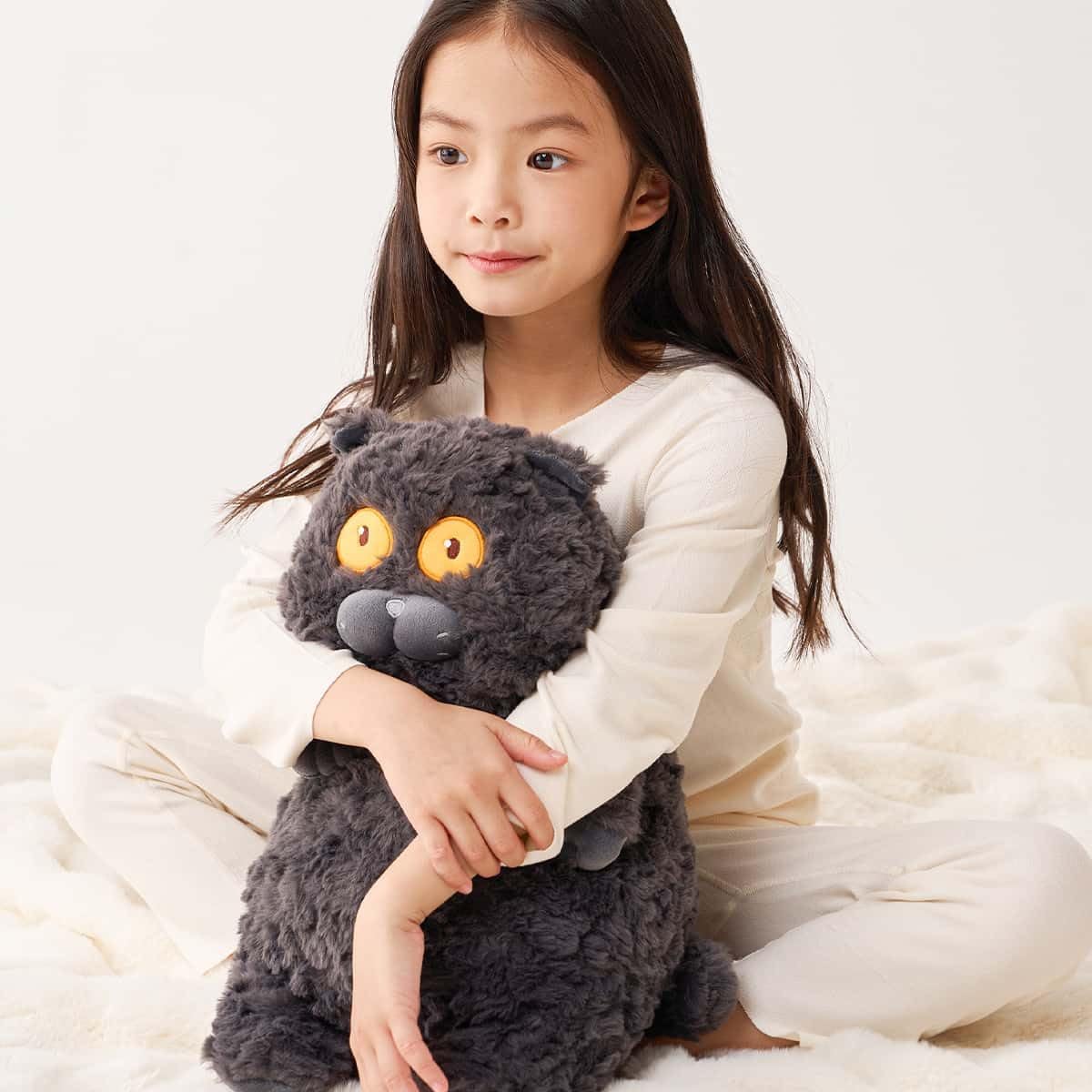 Soft Animals Doll Toy Pillow,Cute Snack Pillow,Removable Fluffy Animal Dolls, Gifts Plush Cotton Stuffed Animals Pillow for Girls Kids, Sofa Chair Decorative Pillow