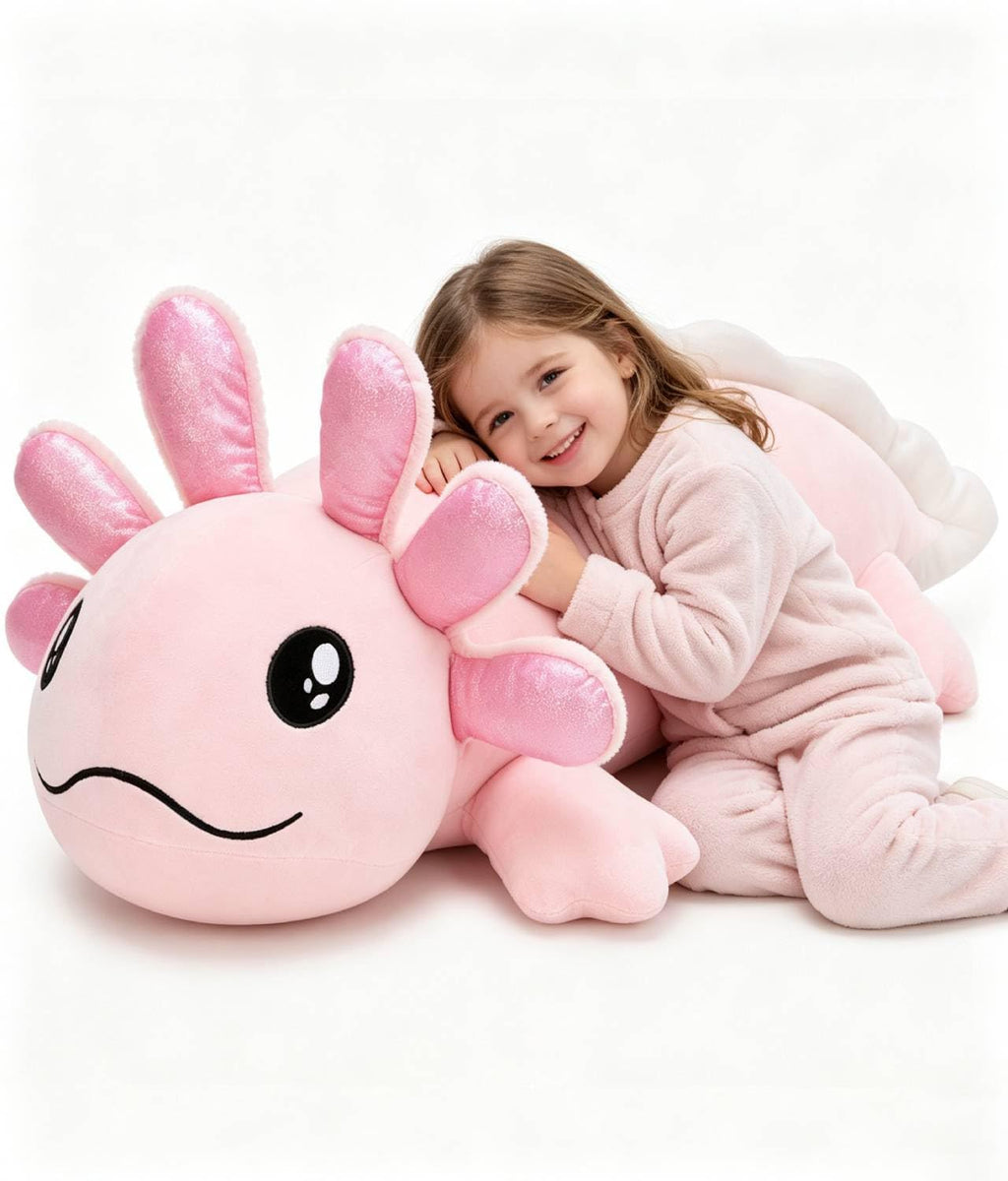 MaoGoLan Pink Pig Plush Pillow– 24" Giant Pig Stuffed Animal Body Pillow