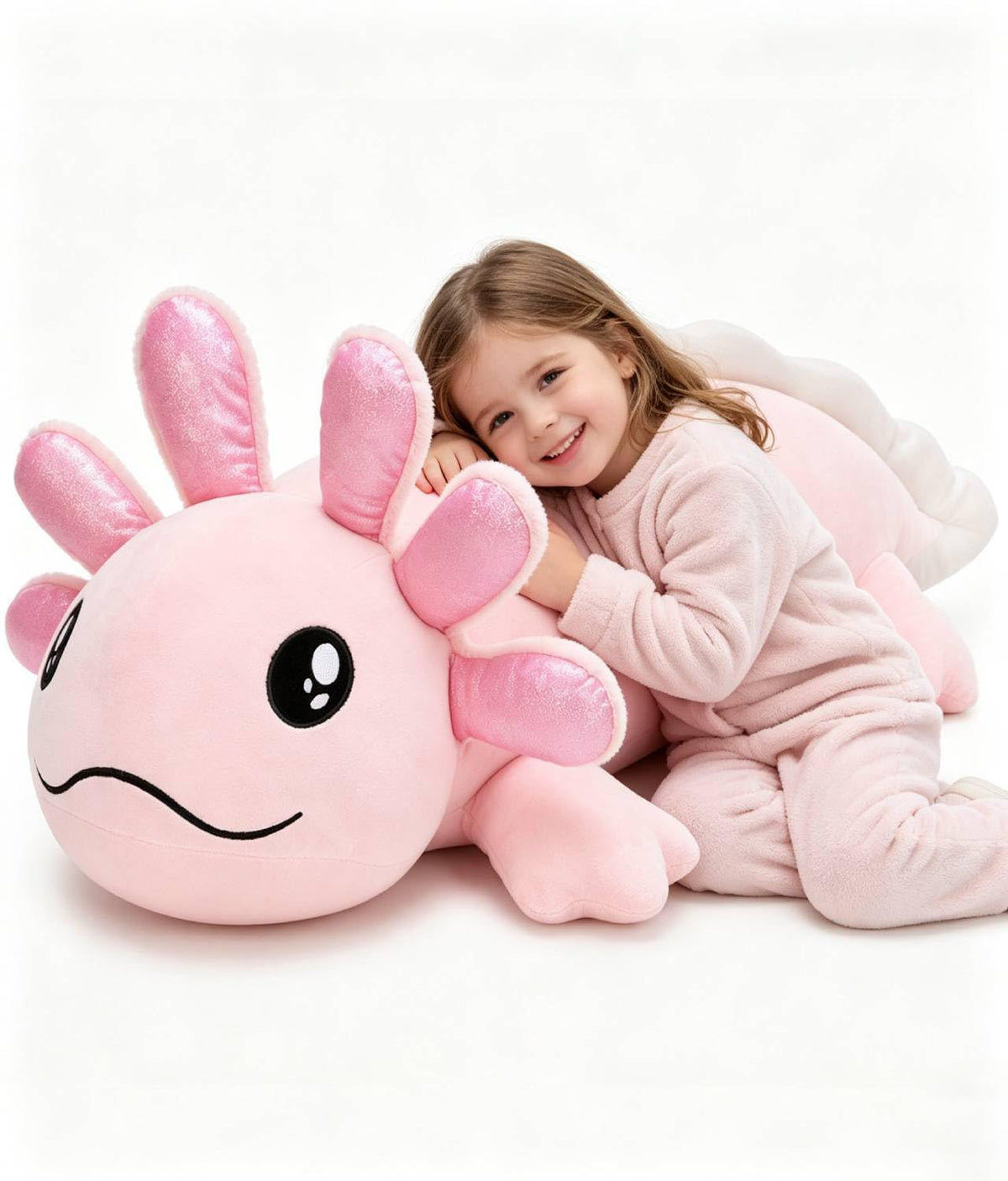 MaoGoLan Pink Pig Plush Pillow– 24" Giant Pig Stuffed Animal Body Pillow