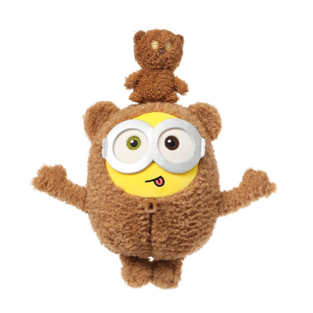 MINISO 10" Minions Stuffed Animals Plush Toys (Kevin) Kawaii Soft Cute Sleeping Plushies Bedding Pillow for Kids Toddler Toys Boys Girls