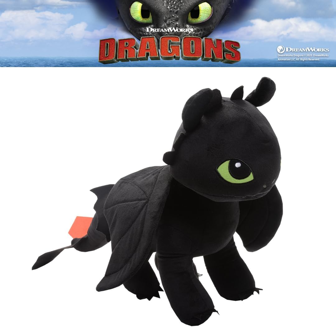 How To Train Your Dragon Toothless Bedding Super Soft Cozy Cuddle Pillow Buddy, (Officially Licensed Product) By Franco Collectibles