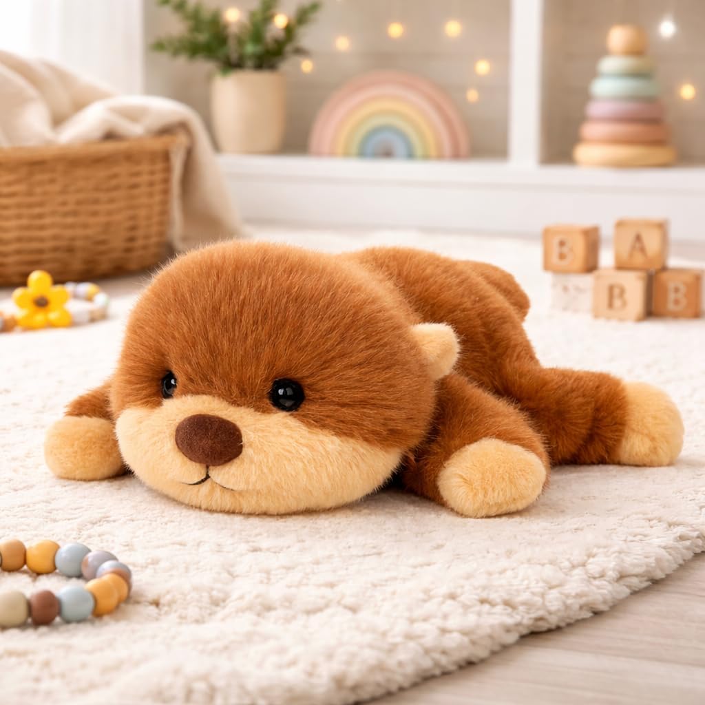 Adorable Plush Otter Stuffed Animal Soft Birthday Gift for Kids
