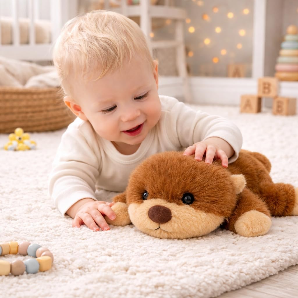 Adorable Plush Otter Stuffed Animal Soft Birthday Gift for Kids