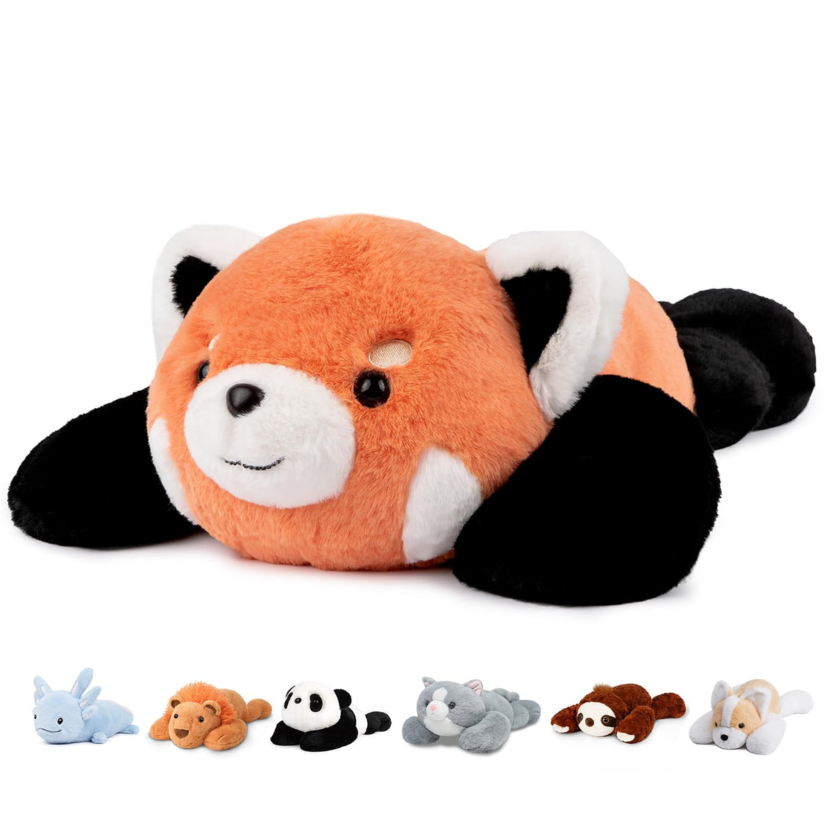 Niuniu Daddy Weighted Stuffed Animals, 25 in 5 lbs, Axolotl Calming Plush