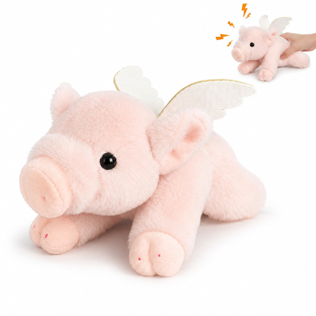 Freetoes Funny Strawberry Bunny Stuffed Animal,Strawberry Reversible Cuddle Bunnies Doll with Zipper Cute Soft Rabbit Toys Pillow,Kawaii Easter Bunny Plush Gifts or Valentines