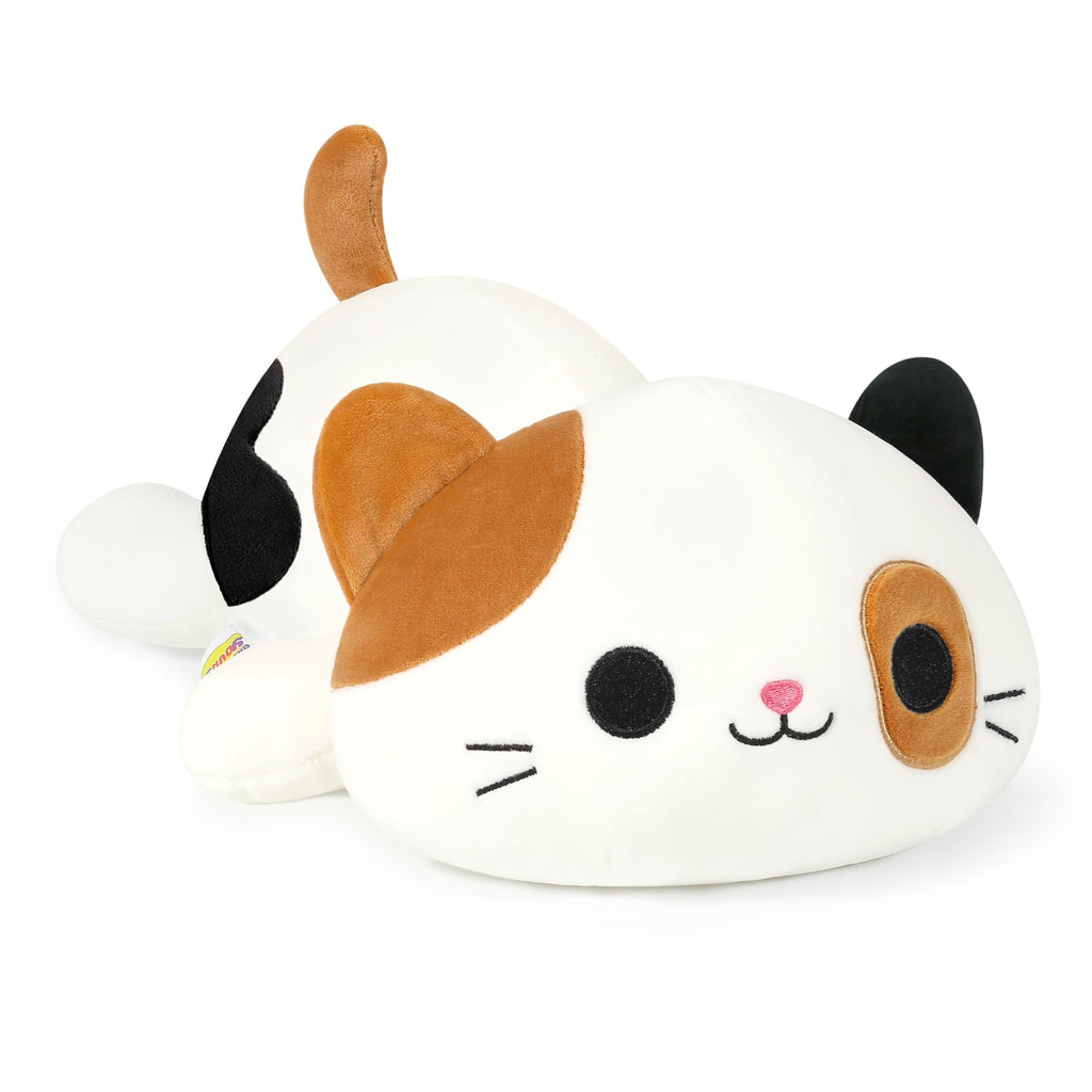 Onsoyours Original Cat Plush with Bowknot Cute Kitten Stuffed Animal Soft Pillow Pink Kawaii Kitty Heart Plush Toy Gifts for Kids & Adults (Pink Cat, 9")
