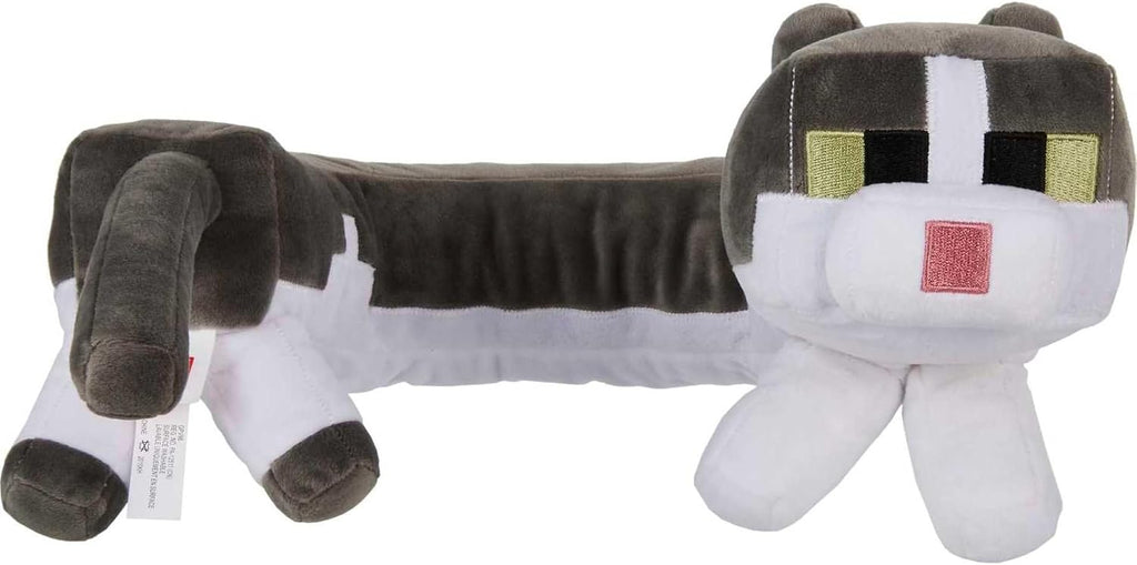 Mattel Minecraft Purring Sounds Neck Pillow, Cat Plush Toy