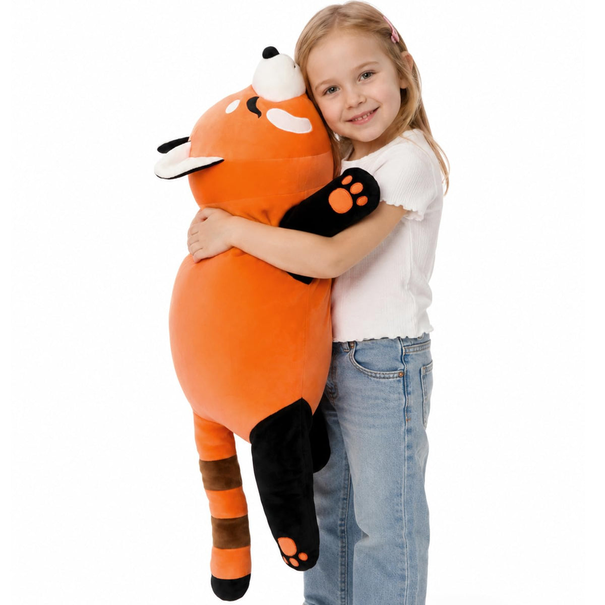 Tezituor Long Capybara Plush Body Pillow, 39.5” Cute Capybara Stuffed Animal Soft Sleeping Throw Pillow Plush Capybara Toy Birthday Christmas for Kids Girlfriends