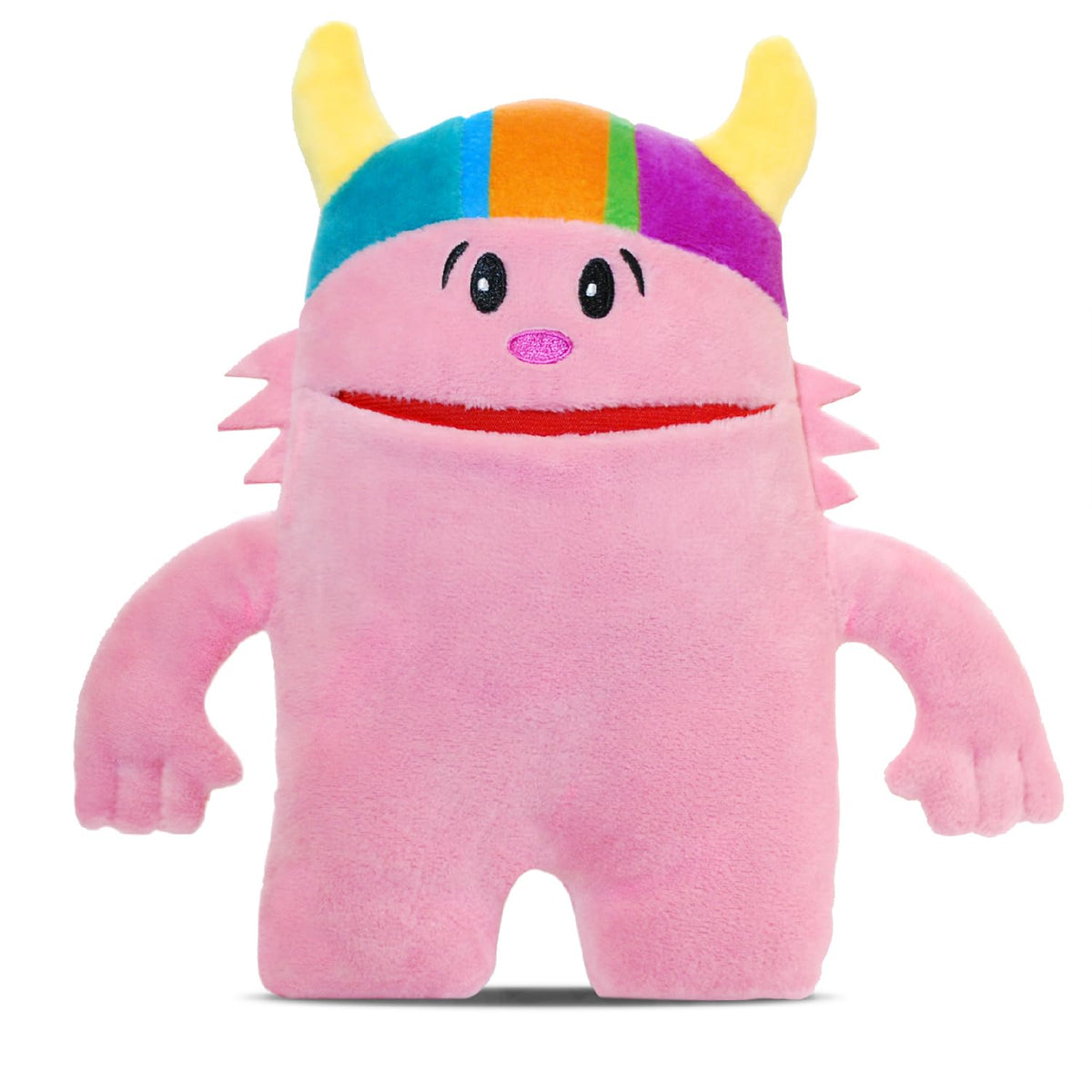 The Tooth Brigade Tooth Fairy Pillow | Stuffed Plush with Large Pocket Mouth for Lost Teeth, Treasures, Prizes - Fun and Interactive Plush, Perfect Kids, Boys, & Girls Gift (Rebel Dinosaur)