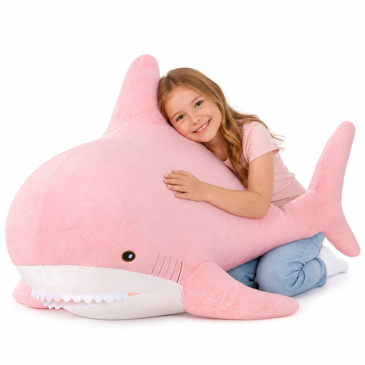 MorisMos 33Inch Giant Blue Sea Turtle Stuffed Animal, Large Turtle Plush Pillow, Soft Ocean Animal Plush Toy for Kids, Big Turtle Plushie for Bed Sofa Room Decor, Birthday Gift
