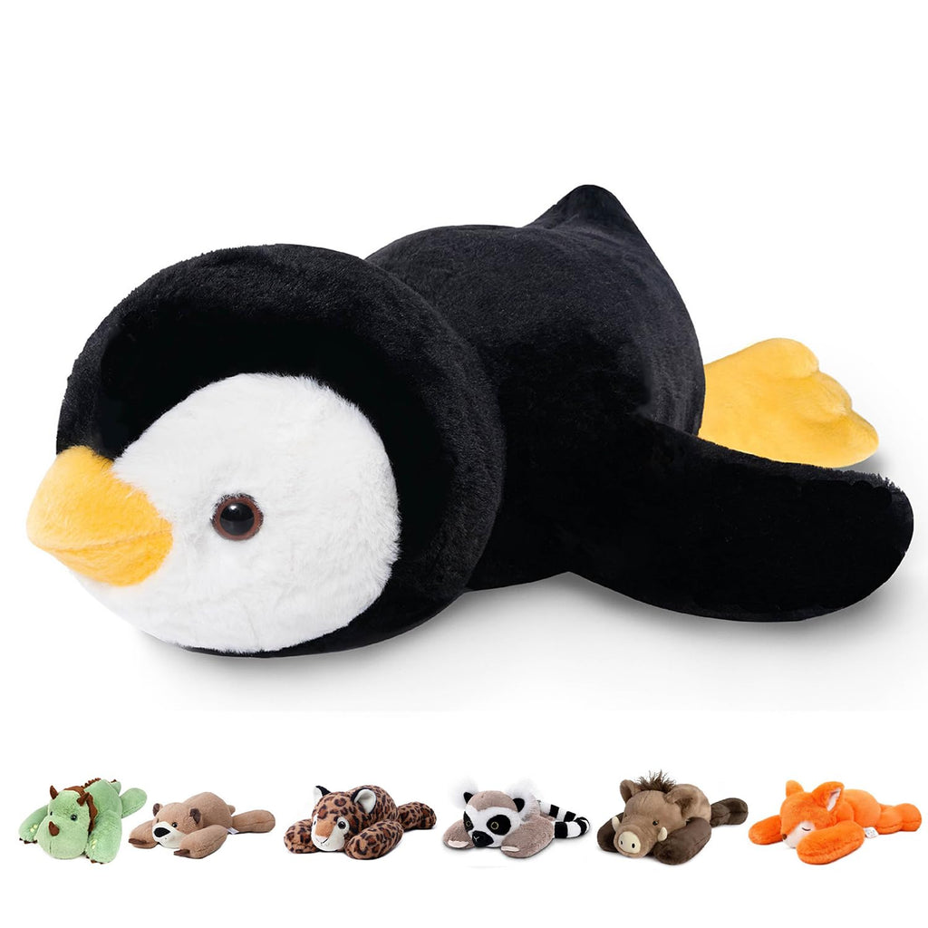 Niuniu Daddy Weighted Stuffed Animals, 25 in 5 lbs, Axolotl Calming Plush