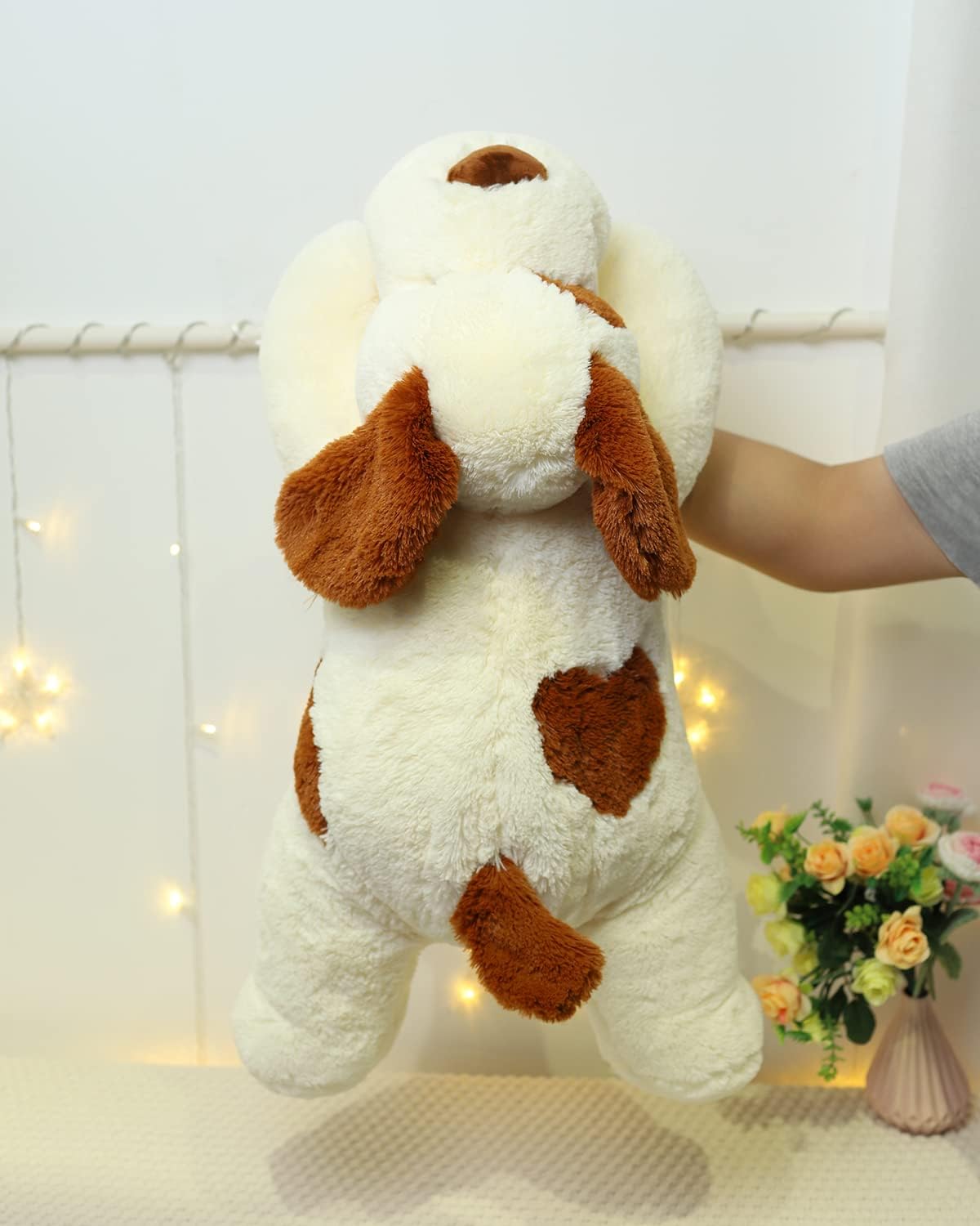 YESGIRL 26.8 inch 5 lbs Dog Weighted Stuffed Animals, Plush Toy Pillow Gift